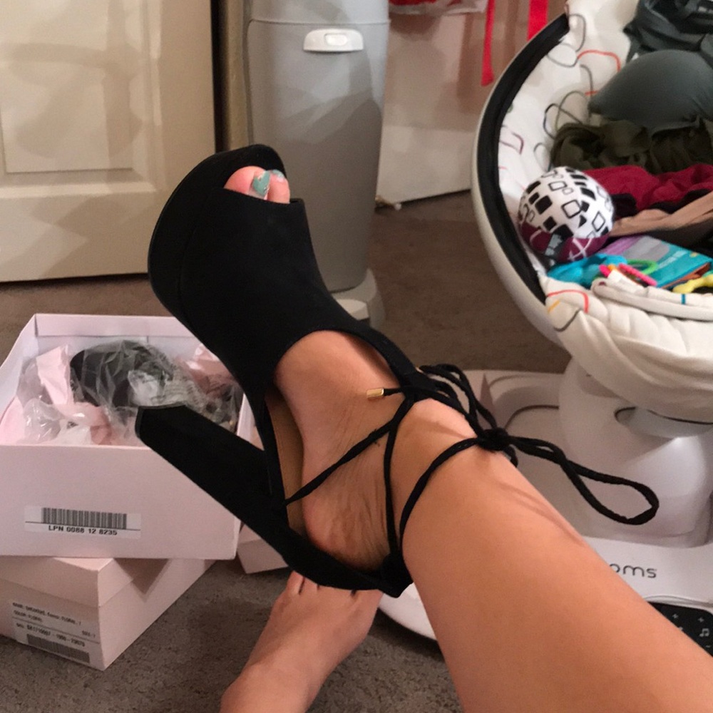 Just fab platform heels size 7